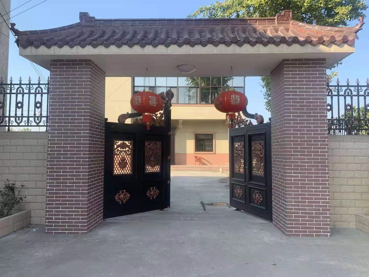农村自建房大门最新款，小巷深处的独特风情展现